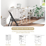 CRAFTEASE Home Hobby Cutting Table 59" W x 36" D, Height Adjustable Craft Table with 2 Drawers and Storage Shelf, Folding Sewing Table Mobile Standing Table for Home Office Studio CRAFTEASE