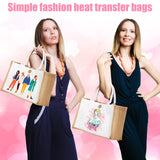 Sweetude 18 Pcs Sublimation Jute Tote Bag Burlap Beach Bag with Handles Reusable Blank DIY Canvas Gift Bag for Bridesmaid(Yellow) Sweetude