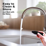 Bean Envy Milk Frother Handheld for Coffee - Electric Hand Blender, Mini Drink Mixer Whisk & Coffee Foamer Wand with Stand for Lattes, Cappuccino, Matcha and Hot Chocolate - Kitchen Gifts - Black Bean Envy