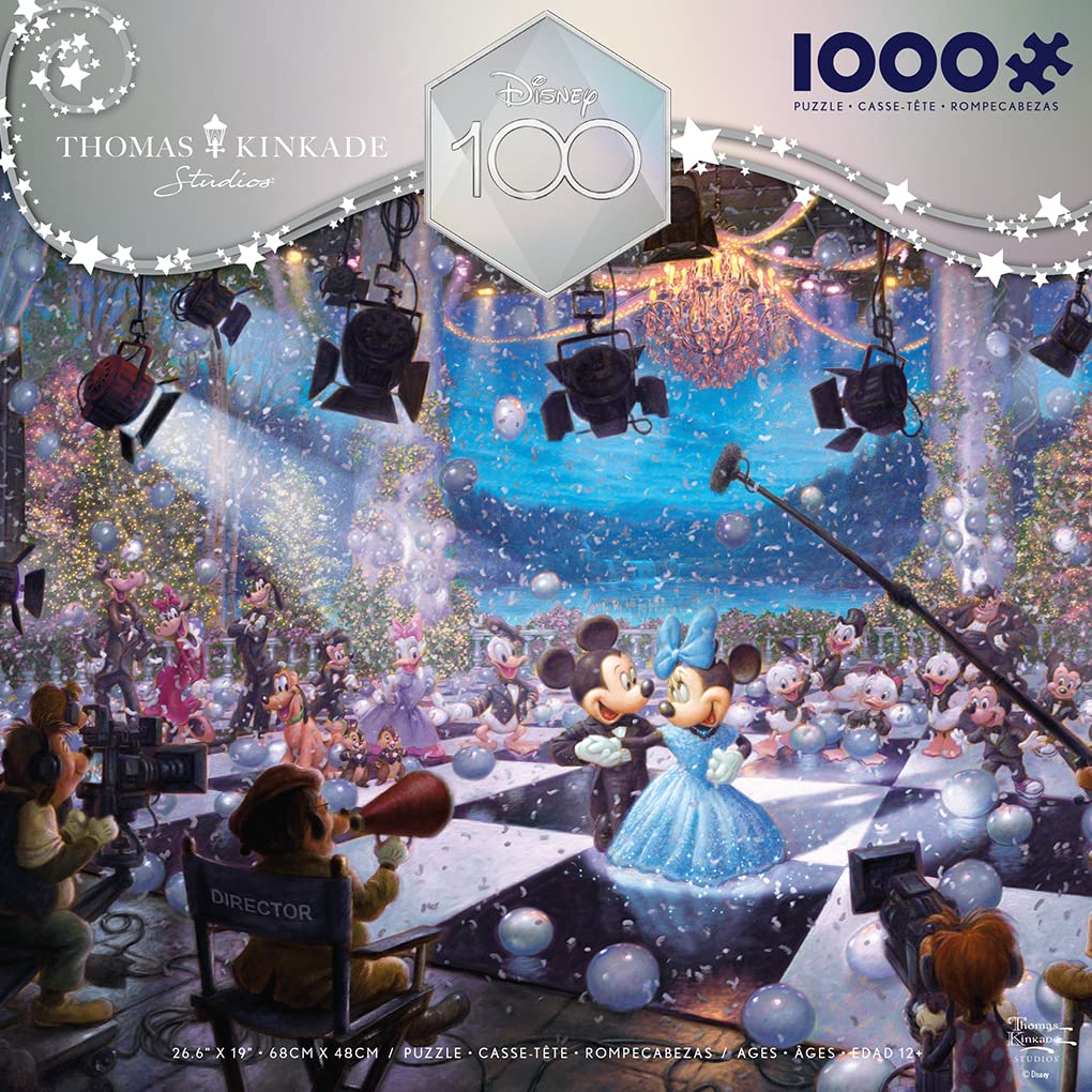 Ceaco - Disney's 100th Anniversary - Thomas Kinkade - 100th Anniversary Celebration - 1000 Piece Jigsaw Puzzle Ceaco