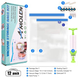 AMOLEN 3D Printer Filament Storage Bag Vacuum with Two Sizes - 45 PCS Spool Storage Sealing 12 Bags Dust Proof Humidity Resistant for Keeping Filament Dry AMOLEN