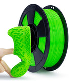 ZIRO TPU Filament 1.75, 3D Printer Filament 1.75mm, Shore 95A Hardness Bright Color TPU, Flexible Soft Printing Material, 0.8KG/1.8lbs Spool, Fit Most 3D FDM Printers, Green ZIRO