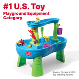 Step2 Rain Showers Splash Pond Toddler Water Table, Kids Water and Sand Activity Sensory Playset, Summer Outdoor Toys, 13 Piece Toy Accessories, For Toddles 1.5+ Years Old Step2