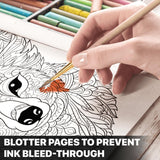 SOUTHERN LOTUS Animal Patterns Spiral Coloring Book Wirebound Hardcover Papers With Relaxing Animals Mandala Drawings Color Pages For Adults Women Seniors Mindfulness Relaxation Anxiety Relief SOUTHERN LOTUS