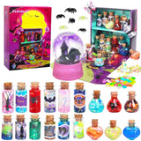 FAMOPLAY Mystery Potion Kit for Kids, Magic Mix Kit 18 Bottles, Witch Potion Making Kit, Magic Crystal Castlel, Halloween Decorations Birthday Gifts Toys for Boys and Girls Age 6 7 8 9 10+ FAMOPLAY