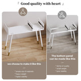 Ieejdn Makeup Vanity Desk with Cloud Lighted Mirror with Power Outlet and LED Strip, 3 Color Lighting Modes with Adjustable Brightness, 5 Large Drawer Vanity Table,for Bedroom, Grey Ieejdn