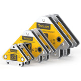 TOOLIOM Arrow Welding Magnets 6Pcs 25LB & 50 LB & 75 LB Strong Hold Magnetic Welding Holder Welder Magnet Set Welding Accessories TOOLIOM