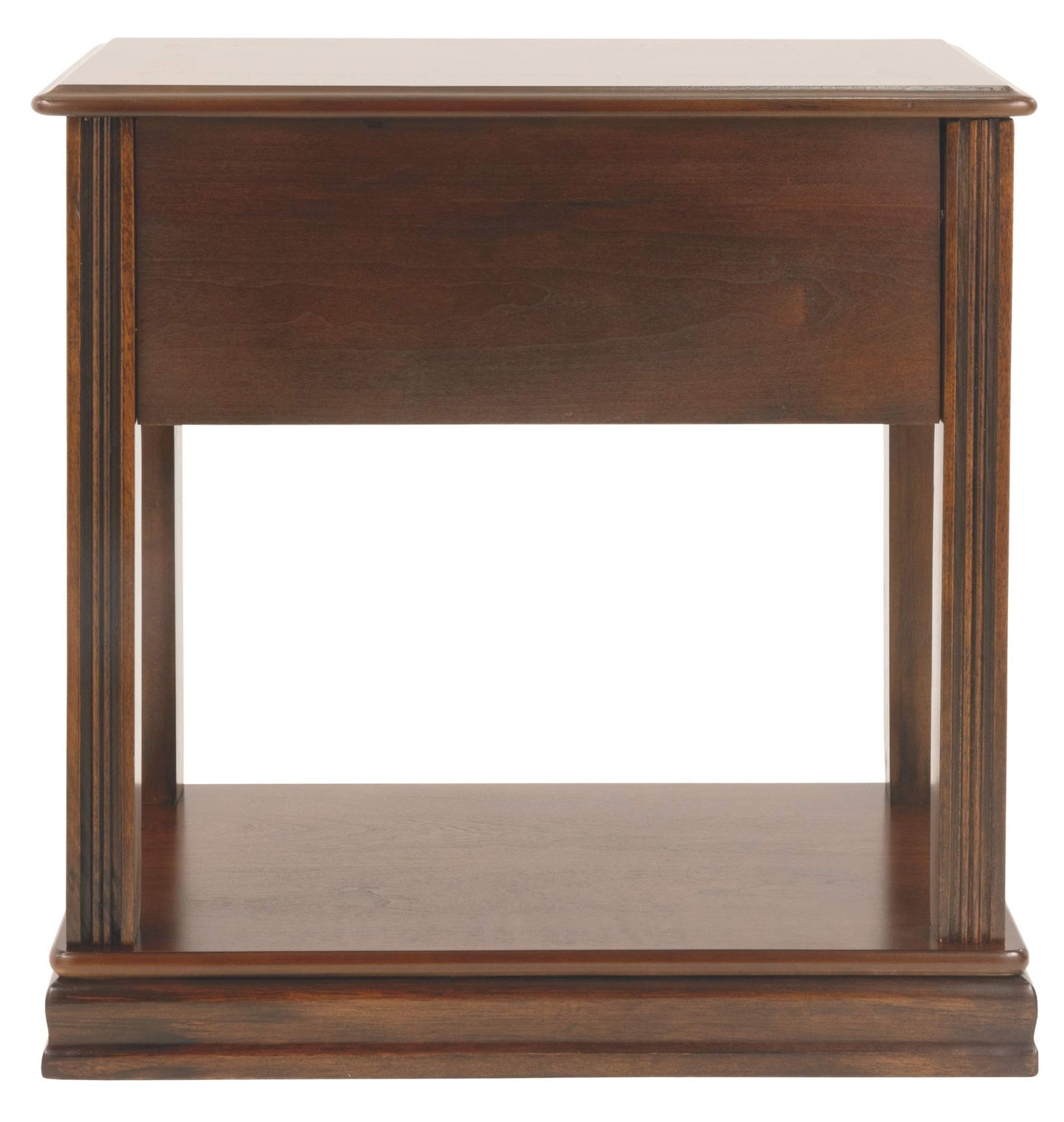 Signature Design by Ashley Breegin New Traditional Wooden Chair Side End Table, Brown - WoodArtSupply