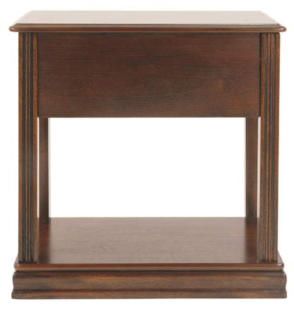 Signature Design by Ashley Breegin New Traditional Wooden Chair Side End Table, Brown - WoodArtSupply