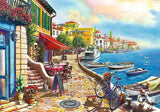 TREFL 1000 Piece Jigsaw Puzzle, Sunny Embankment, Coastal City, Ocean, Adult Puzzles, Trefl 10527 Trefl
