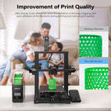 Creality Filament Dryer Box 2.0 Dehydrator Storage Drier Machine with 24h Timer Adjustable 45-65℃ Filament Spool Holder Keep Materials Dry During 3D Printing for 1.75/2.85/3.0 PLA,PETG,ABS,TPU ENOMAKER