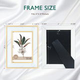 XUANLUO 4x6 inch Picture Frames Set of 4 Modern Style Frame with High Definition Tempered Glass Colorful Decotative Photo Frames for Wall Mount and Tabletop Display Family Wedding Gift XUANLUO