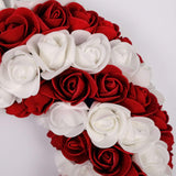 idyllic July 4th Wreath Patriotic Americana Wreath Boxwood Handcrafted Memorial Day Wreath Festival Garland Decoration Front Door Wall Home Decor (Blue) idyllic