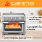 Golden Associate 9 x11 inch Parchment Paper Liners Disposable 170 Pcs, Perforated&Unperforated Sheets Combo, 85-Pcs Each, Accessories for Cuisinart, Emeril, Ninja, Breville, Instant Pot, Gowise Golden Associate