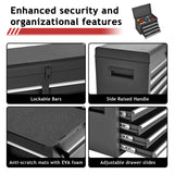 AirWire Tool Chest,5-Drawer Rolling tool Storage Cabinet with Enhanced Packaging, Detachable Top Tool Box, Metal Tool Cart for Garage Workshop,Black AirWire