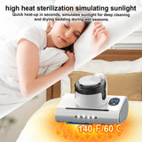 Mattress Vacuum Cleaner,13Kpa Powerful Suction Bed Vaccum Cleaner with UV-C Light,LED Headlights and High Heating Tech,1.2kg Light Weight Handheld vaccum for spot Cleaning,Sofa,Couch Fabric Cleaner Intercleaner