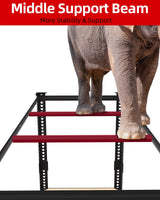 PrimeZone Heavy Duty Garage Storage Shelves - 48" W X 24" D X 72" H Adjustable Metal Shelving Unit, 5 Tier Industrial Shelves for Storage Standing Utility Rack for Warehouse, Pantry, Basement, Black PrimeZone