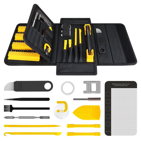 Precision Screwdriver Sets, PHYONEER 146 in 1 Tool Kit with Alloy Mini Screwdriver, 120 Magnetic Bits, 24 Types of Accessories, Repair Tool Kit for Electronics,PC,Computer,Cell Phone,Laptop,Xbox,PS5 PHYONEER