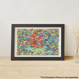 Pintoo Jigsaw Puzzles 1000 Piece for Adults - Mystical Castle Beautiful Plastic Puzzle for Home Decor Zero Dust Easy Storage [H1672] Pintoo