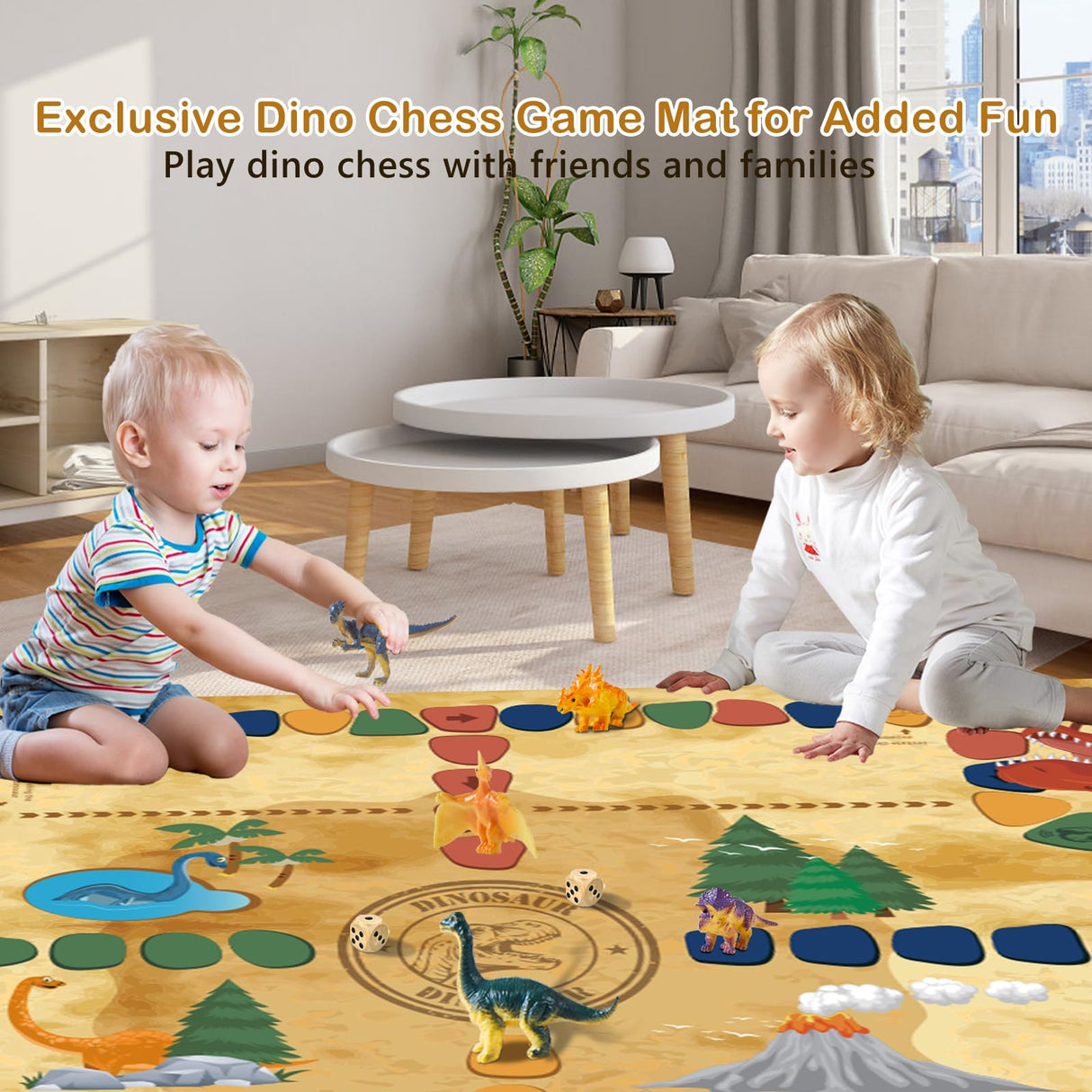 Dino Fossil Eggs Dinosaur Toys - 12 Dinosaur Eggs Dig Excavation Kit w Play Mat for Kids Ages 5-7 Easter Basket Essentials STEM Toy Christmas Birthday Gift for Boys Girls 3 4 5 6 7 8 + 8-13 Years Old Joyvalley