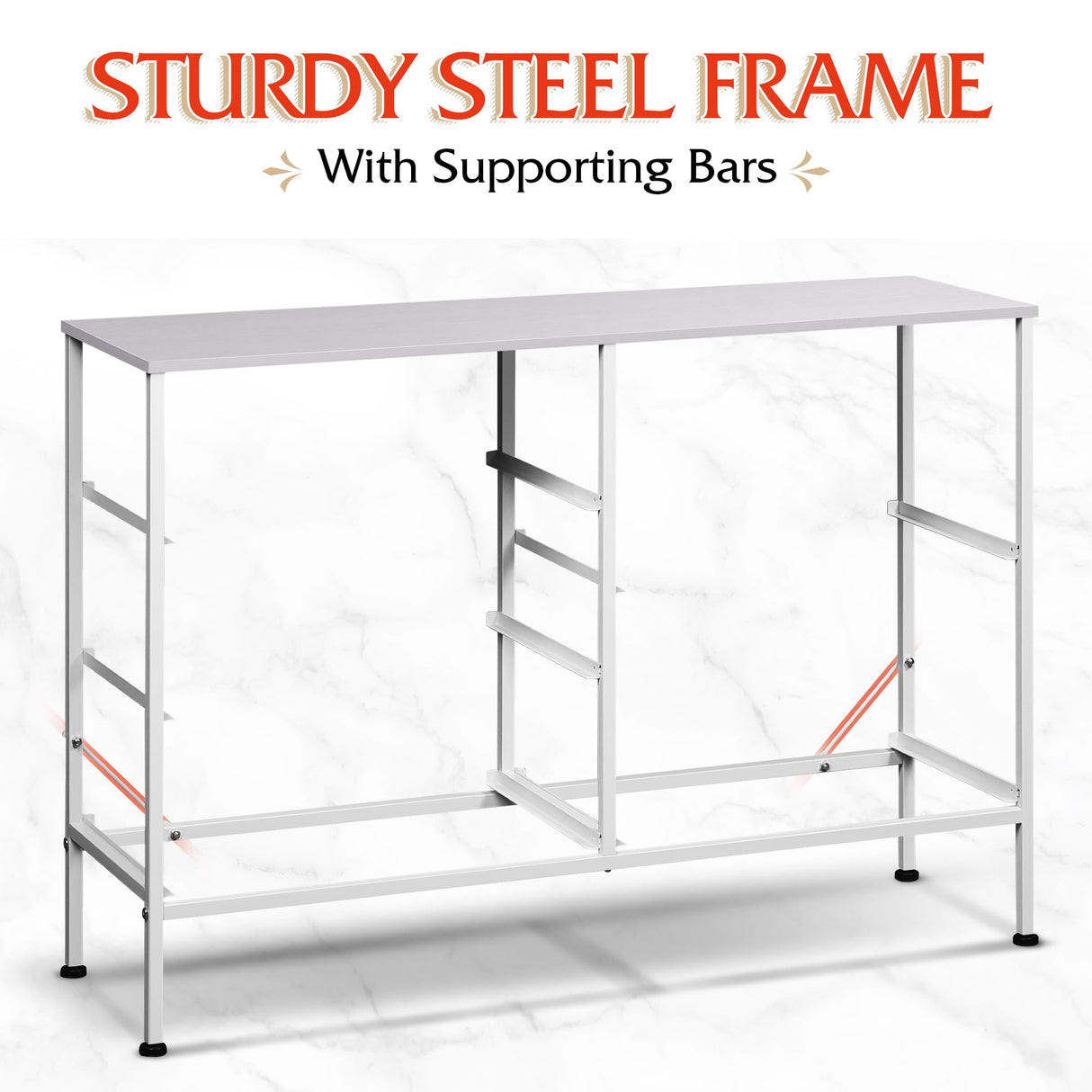 WLIVE Dresser for Bedroom with 5 Drawers, Wide Bedroom Dresser with Drawer Organizers, Chest of Drawers, Fabric Dresser for Living Room, Closet, Hallway, White WLIVE