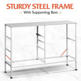 WLIVE Dresser for Bedroom with 5 Drawers, Wide Bedroom Dresser with Drawer Organizers, Chest of Drawers, Fabric Dresser for Living Room, Closet, Hallway, White WLIVE