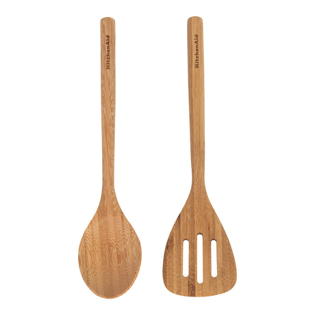 KitchenAid Bamboo Turner and Spoon Set, 2-Piece KitchenAid