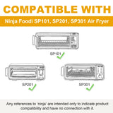 BRIKINTE 12-inch Air Fryer Parchment Paper Squares for Ninja Air Fryer SP101 SP201 SP301 SP351 Oven, 100 Pcs Air Fryer Oven Liners for Bottom of Oven for Ninja Foodi Toaster brikinte