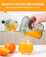 Juicer with 800W Motor, GDOR Juicer Machine with 3” Feed Chute, Dual Speeds Juice Maker for Fruits and Veggies, Anti-Drip Function Centrifugal Juicer, Include Cleaning Brush, BPA-Free, White GDOR