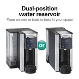 Hamilton Beach FlexBrew Advanced 5-in-1 Programmable 12 Cup Drip and Single Serve Hot & Iced Coffee Maker with Movable 60 oz. Water Reservoir, Use Pod Packs and Grounds, Fast Brewing, Black (49924) Hamilton Beach