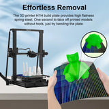 IdeaFormer-3D H1H Spring Steel Sheet with Magnetic Build Plate for Artillery Sidewinder X1/X2 for Creality CR-10/CR-10S Anet A8 Plus, Light Beam+Phantom H1H Print Bed 310x310mm 3D Printer Platforms IdeaFormer-3D
