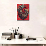 Mechanical Heartt Diamond Painting DIY 5D,Numbering Kit,Human Anatomy Crystal Rhinestone Diamond Paintwork Magical Steampunk Artwork Home Decor Adults Sea Scenics Art Organ Gift(12''Wx 16''H) TUMOVO