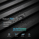 Art3d Slat Wall Panel, 3D Fluted Textured Panel 12-Tile 19.7 x 19.7in. - Black Art3d