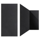 Woanger 5 Pack Large Acoustic Panels 47x24x0.4 Inch Sound Dampening Panels Self-Adhesive Noise Absorbing Sound Proof Wall for Echo Absorption for Home Studio Office Game Room(Black) Woanger