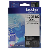 Brother LC20EBK Super High Yield Black Ink Cartridge Brother