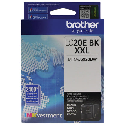 Brother LC20EBK Super High Yield Black Ink Cartridge