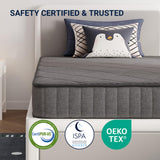 Avenco Full Size Mattress, 8 Inch Full Mattress in a Box, Medium Firm Hybrid Mattresses with Smarts™ Coil and Gel Memory Foam for Cool Night Sleep & Pressure Relief, CertiPUR-US Certified Avenco