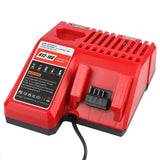 Replacement Charger for Milwaukee M12 & for M18 Rapid Charger for Milwaukee 12V-18V XC Lithium-Ion Tools Battery Power Charger Futurebatt