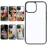 KassWoo 6PCS Sublimation Blanks Phone Case Covers Compatible with iPhone 14 Pro(6.1 Inch 2022) Blank Printable Phone Cases for DIY Soft Rubber Shockproof Slim Case Anti-Slip KassWoo