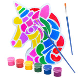TOYLI Unicorn Painting Kit for Kids, Art Set, DIY Project, Stepping Stone Kit, Includes 2 Brushes and 6 Paints, Mess-Free Arts and Crafts TOYLI