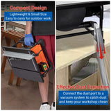 GarveeTech Table Saw for Jobsite, 8-Inch 6.7-Amp Copper Motor, Cutting Speed Up to 3576RPM, 24T Blade,Compact Portable Table Saw Kit With Sliding Miter Gauge, for Diy Woodworking, Orange GarveeTech