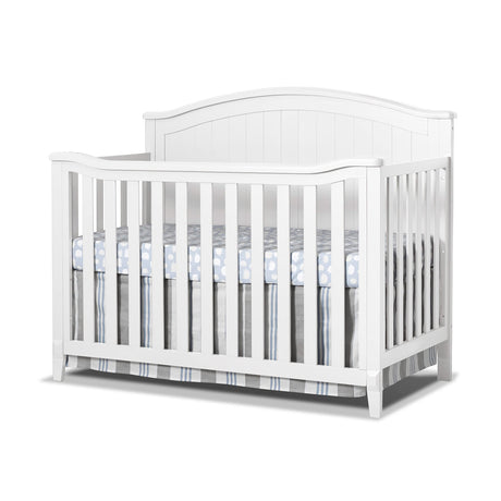Sorelle Furniture Fairview Crib, Classic 4-in-1 Convertible Crib, Made of Wood, Non-Toxic Finish, Wooden Baby Bed, Toddler Bed, Child’s Daybed and Full-Size Bed, Nursery Furniture -Gray Sorelle