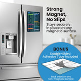 Air Fryer Magnetic Cheat Sheet Set - Air Fryer Accessories Cookbook - Easy to Use AirFryer Time Chart Set - Strong Magnet Quick Reference Cooking Guide for Frying (Black) LOTTELI KITCHEN