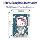 JYLMOOD Cartoon Diamond Painting Kits for Adults 5D Diamond Art Kits for Beginner,DIY Full Drill Diamond Rhinestone with Tools Accessories for Home Wall Decor Christmas 12x16inch JYLMOOD