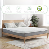 Novilla Queen Size Mattress, 10-Inch Gel Memory Foam Mattress for Good Sleep, Pressure Relieving, Matrress-in-a-Box, CertiPUR-US Certified, Medium Plush Novilla
