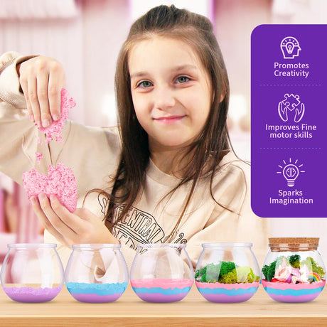 Envyvip Unicorn Gifts for Girls 4-12 Years Old, Unicorn Crafts Kit for Kids, Light Up Decoration with Remote Control - Arts and Crafts for Kids, Birthday Gifts Toys for Girls Age 4 5 6 7 8 9 10 11 12 Envyvip