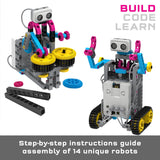 Thames & Kosmos Robotics Workshop with Micro:Bit STEM Experiment Kit, Creative, Educational Coding & Programming Curriculum for Home & School Use, Utilizes MakeCode App to Learn Python, Javascript Thames & Kosmos