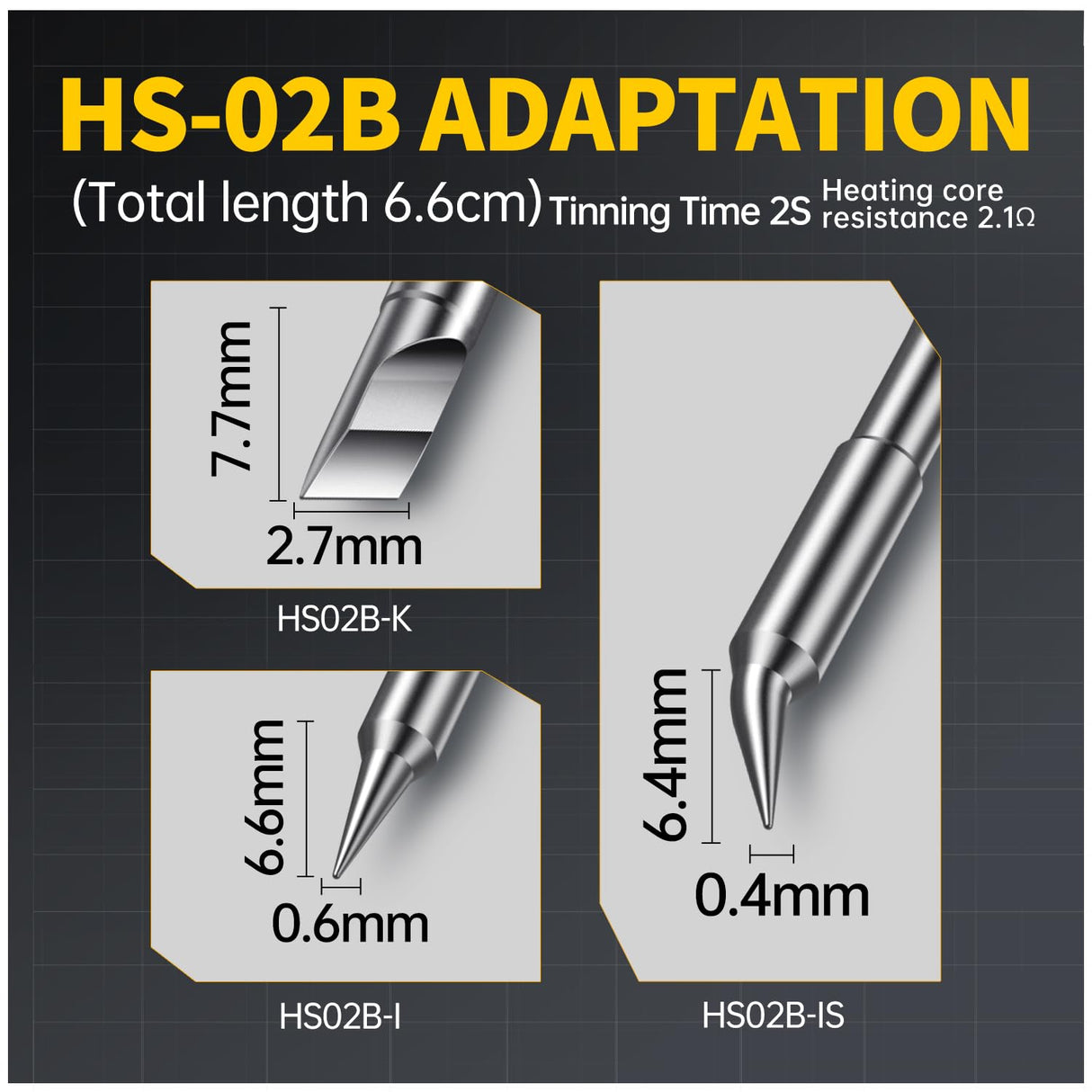 FNIRSI HS-02B 100W Portable Soldering Iron Kit, 2S Fast Heating, 212-842℉, Pre-set 3 Groups Temperature, 3 210 Soldering Tips, Smart Digital Soldering Iron Pen Tool for Electronics Precision Repair FNIRSI