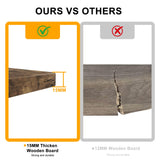 Litter Box Enclosures with Metal Frame, Indoor Tall Cat Litter Box Furniture Hidden with Storage Shelf, Retro Brown IDEALHOUSE