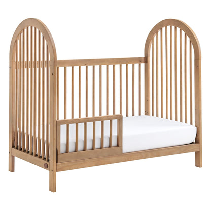 Soho Baby Everlee 3-in-1 Island Crib, Honey Wood - WoodArtSupply